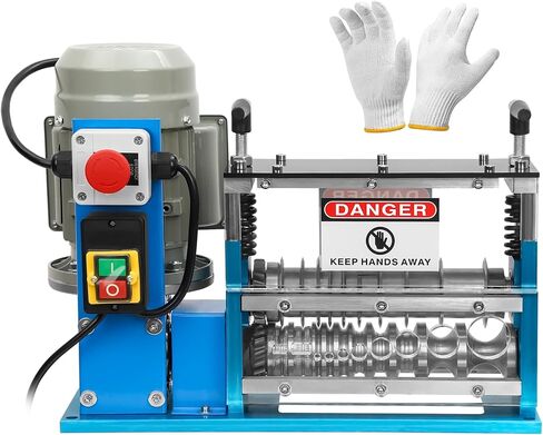 Wire Stripper,370W 370W 0.06" - 1.5" Automatic Wire Stripper, 10 Channel 10 Blade Wire Stripper, 75 FPM, Scrap Disposal Tool for Copper Recycling in Saudi Arabia
