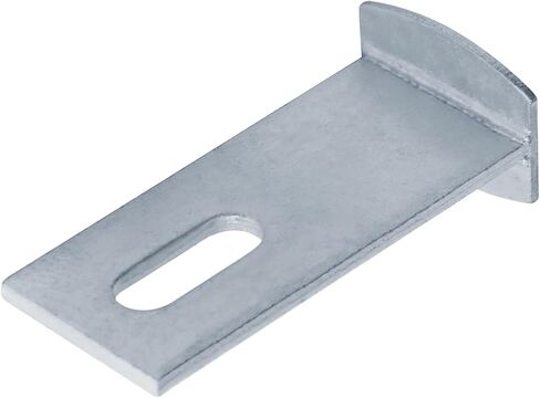 20 Pcs T Shape Welded Plate, Adjustable Fixing Bracket, 1-1/2x3-1/2 in., Embed Anchor Plates Fastener, Thickness 3.7mm in Saudi Arabia