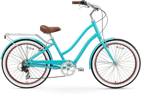 دراجة شاطئية للسيدات من sixreezero EVRYjourney، دراجة هجينة للتجول خطوة بخطوة in Kuwait