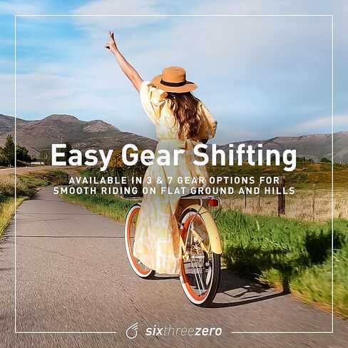 دراجة شاطئية للسيدات من sixreezero EVRYjourney، دراجة هجينة للتجول خطوة بخطوة in Kuwait