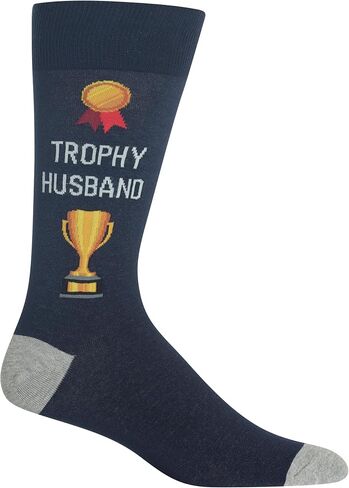 Hot Sox Men's Fun Wedding Groom Crew Socks-1 Pair Pack-Cool & Funny Husband Gifts in Saudi Arabia
