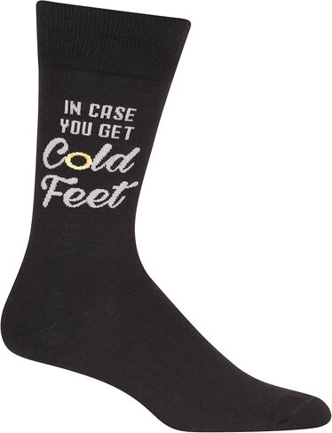 Hot Sox Men's Fun Wedding Groom Crew Socks-1 Pair Pack-Cool & Funny Husband Gifts in Saudi Arabia