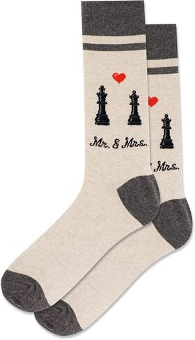 Hot Sox Men's Fun Wedding Groom Crew Socks-1 Pair Pack-Cool & Funny Husband Gifts in Saudi Arabia