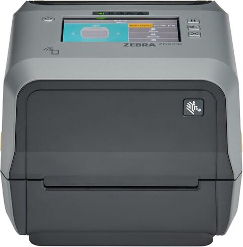 ZEBRA ZD621 طابعة سطح المكتب للنقل الحراري 203 ديسيبل متوحد الخواص عرض الطباعة 4 بوصة USB إيثرنت المسلسل مع مقشرة ZD6A042-311F00EZ in Saudi Arabia