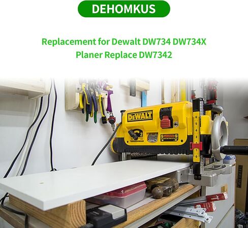 استبدال شفرات الطائرة DW734 لجهاز DeWalt DW7342، أداة فولاذية مغلفة مقاس 12-1/2 بوصة M2 - مجموعة من 3 in Kuwait