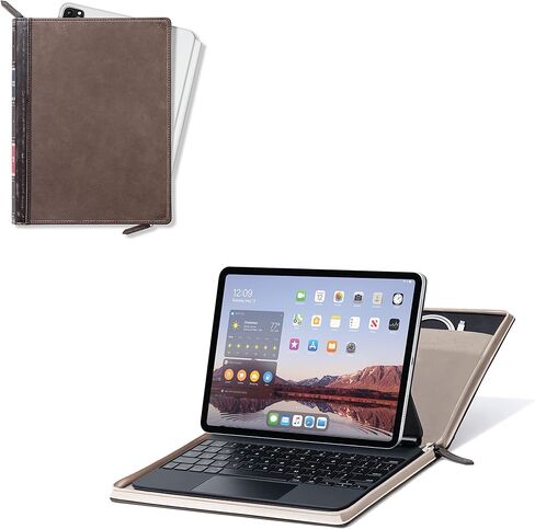 غطاء Twelve South BookBook Vol 2 لجهاز iPad Pro مقاس 11 بوصة، وiPad M1 وحافظات لوحة المفاتيح | غطاء جلدي مقوى لجهاز iPad Pro وحافظات لوحة المفاتيح in Kuwait