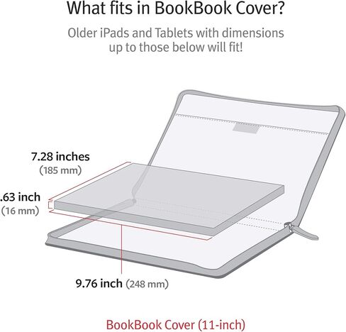 غطاء Twelve South BookBook Vol 2 لجهاز iPad Pro مقاس 11 بوصة، وiPad M1 وحافظات لوحة المفاتيح | غطاء جلدي مقوى لجهاز iPad Pro وحافظات لوحة المفاتيح in Kuwait