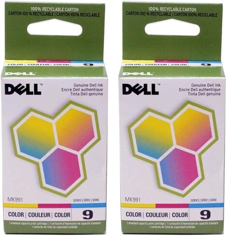 Dell MK991 Series 9 926 V305 Color Ink Cartridge (2-Pack) in Retail Packaging in Saudi Arabia