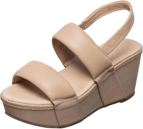 Antelope Women's Kacy Leather Wedge Platform Sandals in Kuwait