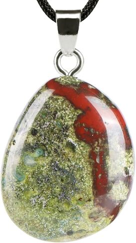 قلادة كريستال للشفاء، قلادة من أحجار الجمشت شقرا والأحجار الكريمة وقلادة من حجر الشفاء وكريستال شاركرا هدايا للنساء والرجال in Kuwait