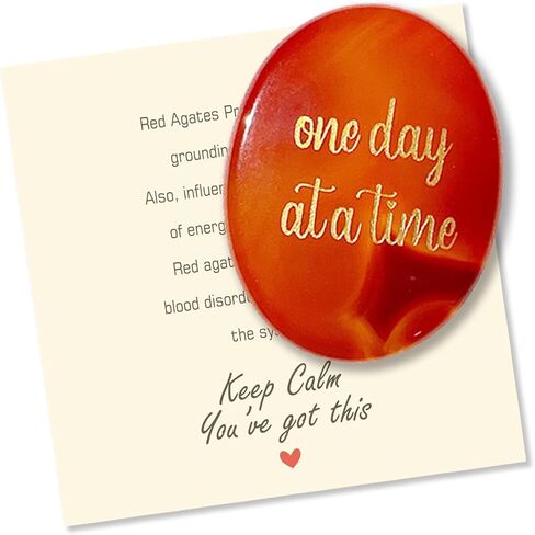 يوم واحد في كل مرة، هدايا ملهمة من الكريستال المهدئ لتخفيف القلق للنساء والرجال in Kuwait