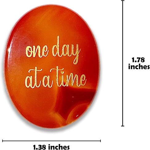 يوم واحد في كل مرة، هدايا ملهمة من الكريستال المهدئ لتخفيف القلق للنساء والرجال in Kuwait