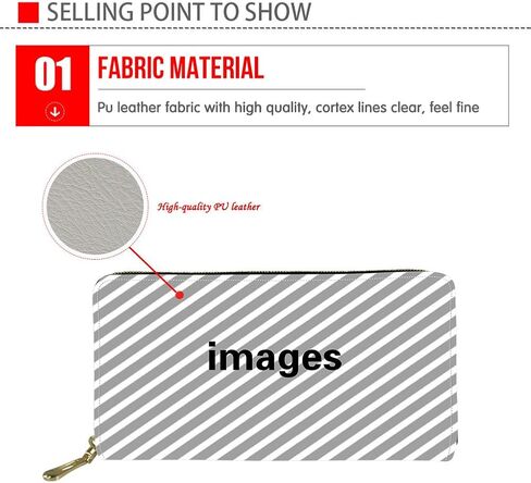 العناق فكرة الكلب الراعي الألماني طباعة الجلود مخلب محفظة طويلة محفظة حامل البطاقة المنظم السيدات المحفظة in Kuwait