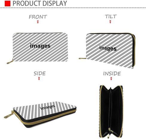 العناق فكرة الكلب الراعي الألماني طباعة الجلود مخلب محفظة طويلة محفظة حامل البطاقة المنظم السيدات المحفظة in Kuwait