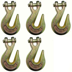 مجموعة RapArts من (5) G70 Clevis Grab Hooks 3/8 "لسلسلة السحب المقطوعة مسطحة. in Kuwait