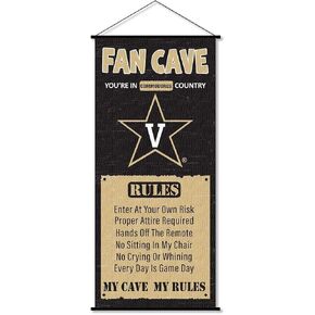 Vanderbilt Commodores Man Cave Fan Banner Scroll Scroll in Saudi Arabia
