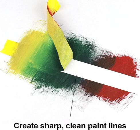 Bomi Pack Pack Painters الشريط 1 بوصة بالجملة - شريط الطلاء 20 لفات × 1 بوصة × 55 ياردة - شريط تقنيع أصفر لطلاء الجدران ، صياغة DIY ، تشطيب الحافة والمدرسة ، إجمالي 1100 ياردة in Kuwait
