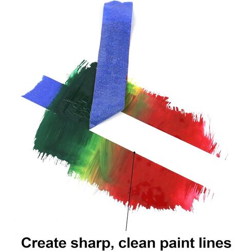 Bomi Pack Pack Painters الشريط 1 بوصة بالجملة - شريط الطلاء 20 لفات × 1 بوصة × 55 ياردة - شريط تقنيع أصفر لطلاء الجدران ، صياغة DIY ، تشطيب الحافة والمدرسة ، إجمالي 1100 ياردة in Saudi Arabia