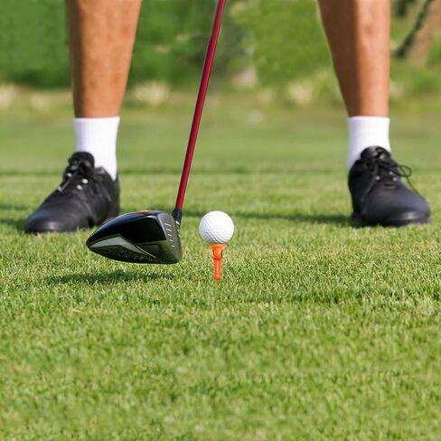 MAZEL Transparent Plastic Golf Tees 8 Pack,Enhanced Durability & Stability Plastic Tees with 5 Prongs,Minimize Friction and Side Spin in Saudi Arabia