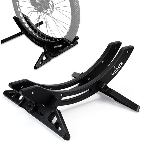 WILDKEN Bike Stand, Bike Stand Floor for Home/Garage Adjustable Bicycle Stand Bike Parking Rack Fit Road, Mountain, MTB, BMX, E-bike, Scooter, Fat Tire Bikes in Kuwait