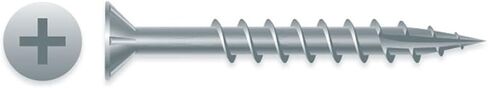#8 x 2 Phillips ZINC Plated Particle Board Screws 3,500ct | X832NZ in Saudi Arabia