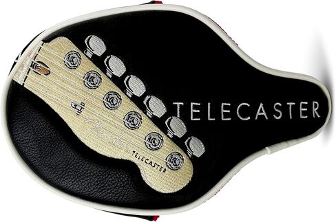 Fender Putter Headcover مع تصميم Headstock Telecaster الشهير | Fender Guitars مطرقة مطرقة | أغطية نادي الجولف متينة للحماية من العيوب in Saudi Arabia