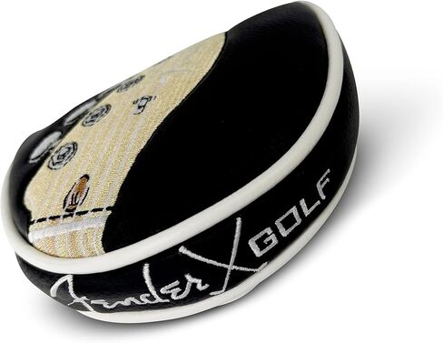 Fender Putter Headcover مع تصميم Headstock Telecaster الشهير | Fender Guitars مطرقة مطرقة | أغطية نادي الجولف متينة للحماية من العيوب in Saudi Arabia