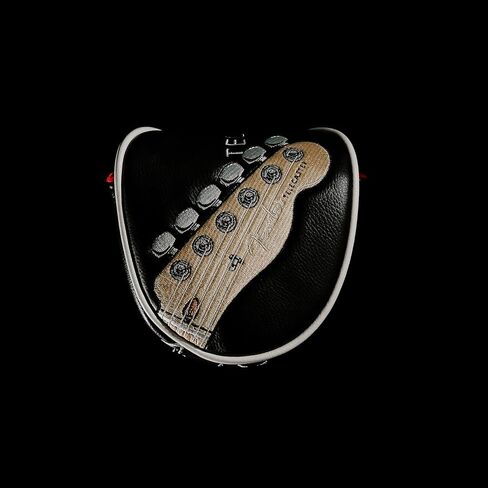 Fender Putter Headcover مع تصميم Headstock Telecaster الشهير | Fender Guitars مطرقة مطرقة | أغطية نادي الجولف متينة للحماية من العيوب in Saudi Arabia