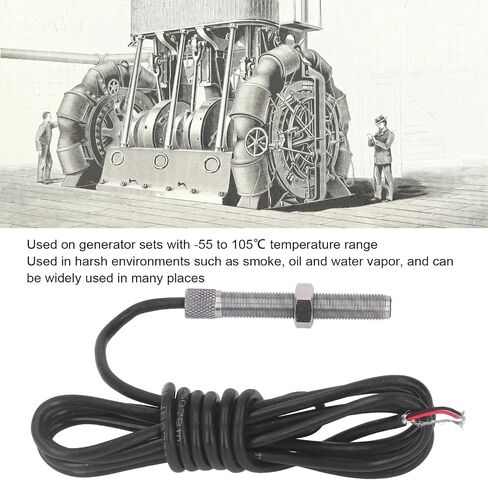 MSP6729 Magnetic Pickup Rotate Speed Sensor 3/8-24UNF-2A Thread Generator Speed Sensor 50-5000Hz Stainless Steel in Saudi Arabia