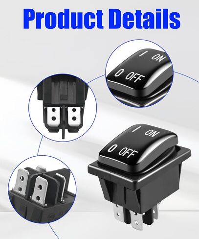 1PCS 704-380 Rocker Switch Compatible with Titan 440, 640, SprayTech 2155 and 2255, Replace 704380 9850936 (1) in Saudi Arabia