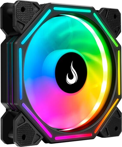 مروحة Computer Case Cooler - MODE RISE USA - HEX- اللوحة الأم -120 مم - ARGB - أسود in Saudi Arabia