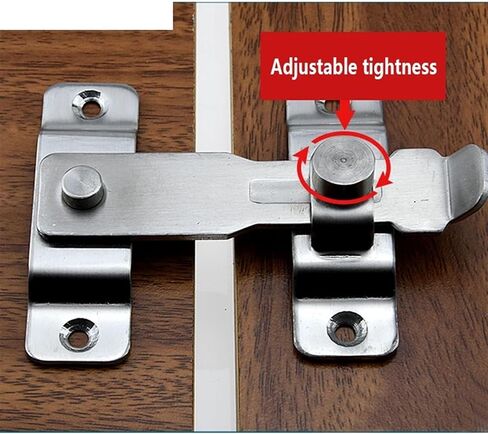 Stainless Door Latch Hasp Lock Dead Bolts for Sliding Door Window Bathroom Cabinet Air Box MS327 A 1Pcs(MMS327-1) in Saudi Arabia