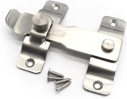 Stainless Door Latch Hasp Lock Dead Bolts for Sliding Door Window Bathroom Cabinet Air Box MS327 A 1Pcs(MMS327-1) in Saudi Arabia