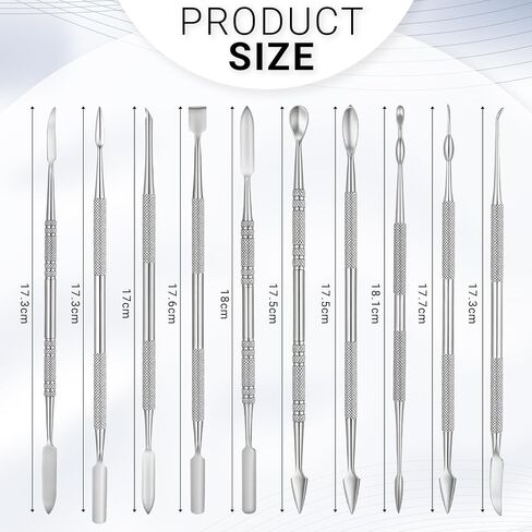 5 Pieces Miniature Sculpting Tools Set Mini Stainless Steel Double-Headed Tool for Model and Convert Plastic, Resin and Metal Tabletop War Game Miniatures Models in Kuwait
