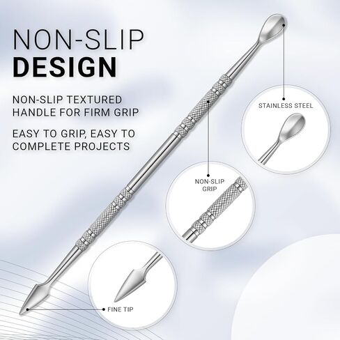 5 Pieces Miniature Sculpting Tools Set Mini Stainless Steel Double-Headed Tool for Model and Convert Plastic, Resin and Metal Tabletop War Game Miniatures Models in Kuwait