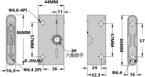 قفل LED/LED قفل لوحة قفل Roto/في الهواء الطلق استخدم الأمان الأمن زرق الباب لوحة شاشة القفل 1 مساءً (نوع القرص) in Saudi Arabia