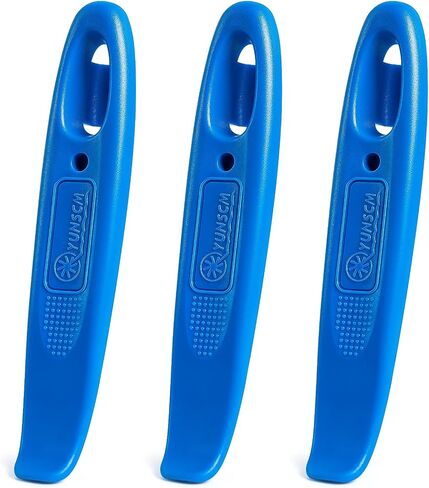 YunSCM 3-Pcs Ultra Strong Plastic Steel Blue Bike Tire Levers, Thickened and Widened Bicycle Tire Levers,Bike tire Replacement Tool, Tire Removal Tool for Road Mountain Bike Tires in Saudi Arabia
