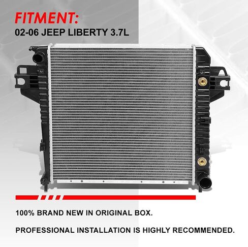 الرادياتير الأسرة التلقائية متوافقة مع 84-90 Jeep Cherokee Comanche Wagoneer 4.0L AT/MT ، DPI 78 مصنع المبرد 1 صف التبريد ، ألمنيوم Core in Saudi Arabia