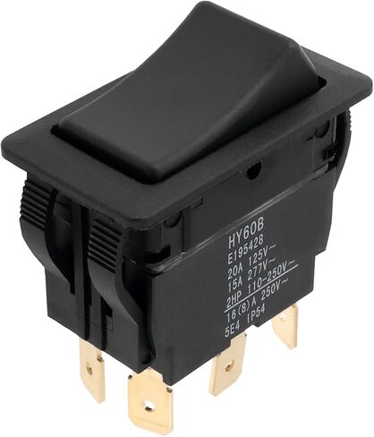 SING F LTD 1PC 3-Way On-Off-On Vacuum Cleaner Power Switch Compatible with Rug Doctor Compatible with Mighty Pro Compatible with Mighty Pro X3 Compatible with Wide Track 125V/20A 277V/15A Black in Saudi Arabia