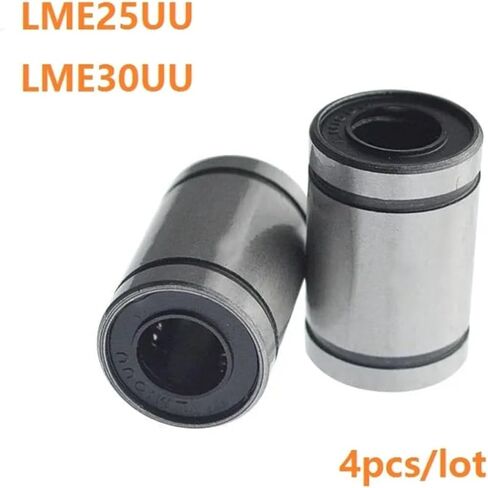 4pcs LME25UU LME30UU LME25 LME30 25x40x58mm 30×47×68mm Linear Motion Bearings bushings(LME25UU) in Saudi Arabia