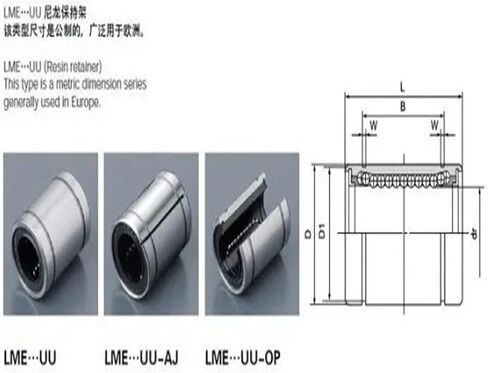 4pcs LME25UU LME30UU LME25 LME30 25x40x58mm 30×47×68mm Linear Motion Bearings bushings(LME25UU) in Saudi Arabia