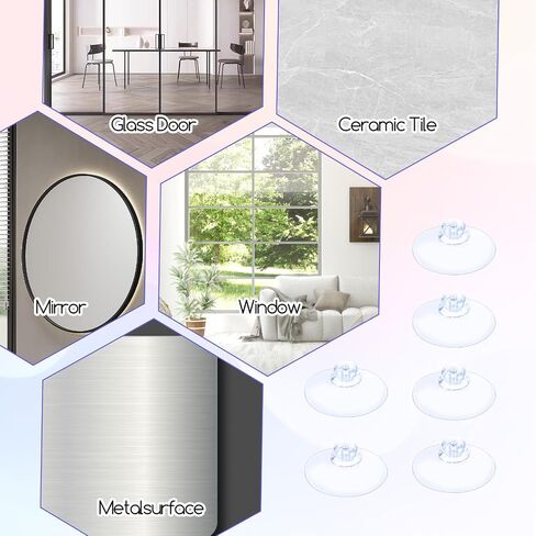 simarro 30Pcs Small Suction Cup, 2cm Glass Suction Without Hooks Extra Strong Adhesive Mini Suction for Home Kitchen Bathroom Wall Door Glass Window Car Shade in Saudi Arabia