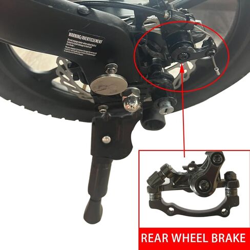 فرامل القرص الأمامية والخلفية من Ebike للدراجة الكهربائية القابلة للطي للضباب و Dyu A16 Y16 Ebike (الخلفية) in Saudi Arabia