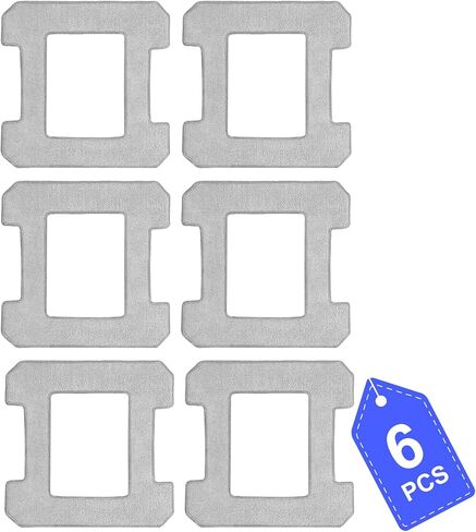 8 COUNT CONTER CLEANING RACK متوافق مع ecovacs WINBOT W2 OMNI ، W1 ، W1 Pro Window Vacuum Robot ، Assable W2 Assable W2 Cloth W1 Pad Pad Accessories in Kuwait