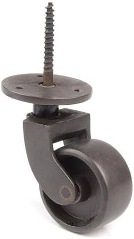 ترميمات Van Dyker's Vintage Classic Solid Solid Thould Thould Scaster Wheel (قطعة واحدة) ، برونزية ، عجلة 1 بوصة in Kuwait