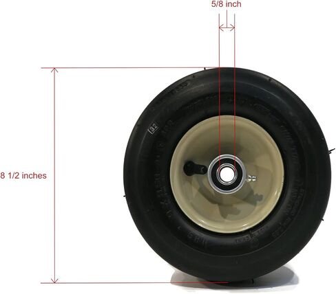 The ROP Shop | (2-Pack) CASTER WHEEL for GRASSHOPPER 483800, 603925, 603927, 603971, 603924, 8552 in Saudi Arabia