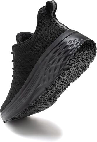 أحذية AVW Womens غير الانزلاق الأسود in Kuwait