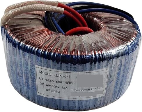1PCS 150W 24V-0-24V محول النحاس النحوي النقي ، تيار ثابت 24 فولت: حوالي 13mA in Saudi Arabia