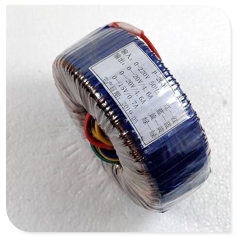 1pcs 20v-0 4.6a ؛ 20V-0 4.6A ؛ 15V-0 0.7A 200W محول Toroidal Pure Pure Copper مناسب لـ LM4766 1969 مضخم الطاقة in Kuwait
