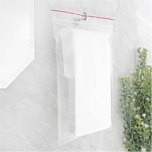 6" x 9" (Pack of 100), 4 Mil with White-Block and Hang-Hole Heavy Duty Zipper Reclosable Plastic Bags in Saudi Arabia